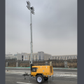 9 m high portable light tower